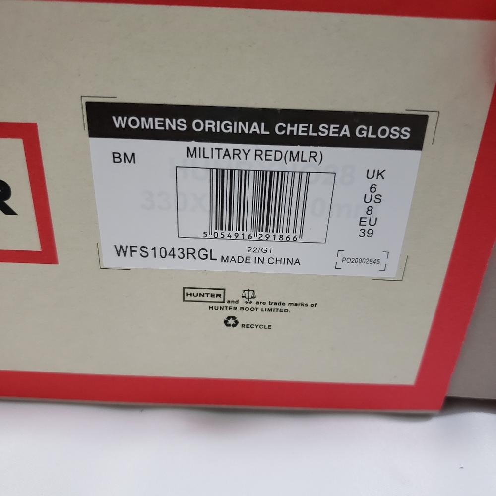 NWT CHELSEA GLOSS BOOTS RED BACK TAB - Picture 11 of 11